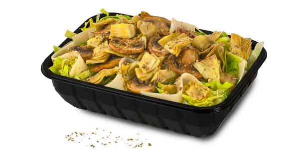 Gilled artichoke bowl