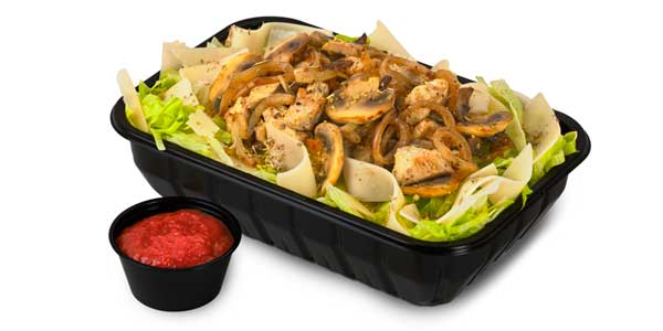 Gilled chicken parmesan bowl